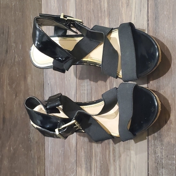 Jessica Simpson Women Wedges Espadrille Boho Sandals sz 9M - Picture 3 of 7